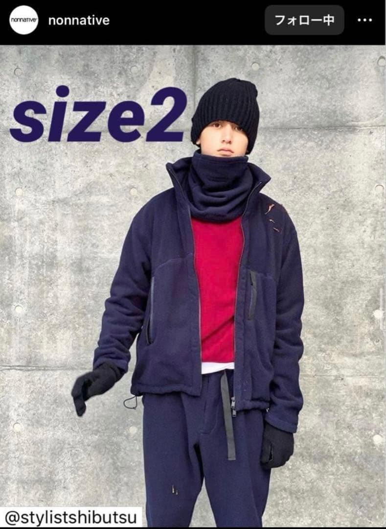 【値下げ】nonnative /スタイリスト私物 /FLEECE PANTS 2
