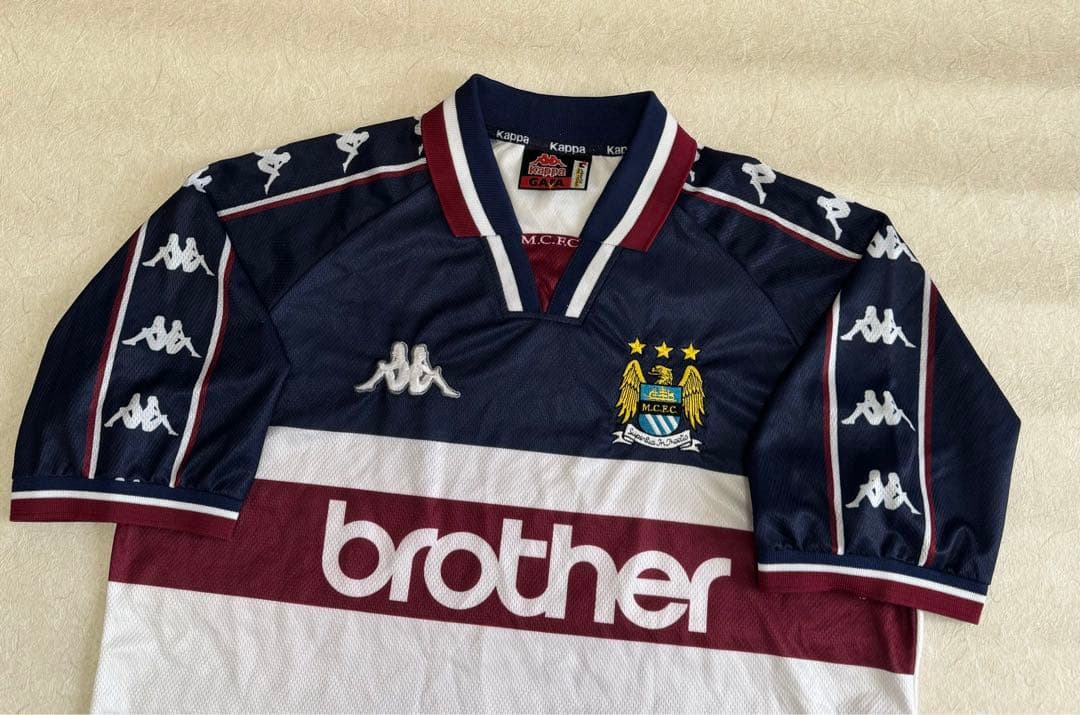 kappa マンチェスターシティ　97/98 アウェイ　ユニフォーム