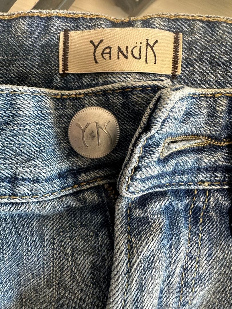 【値下げ】【美品】YANUK ボーイズストレート\"LEA\" / TVS 23