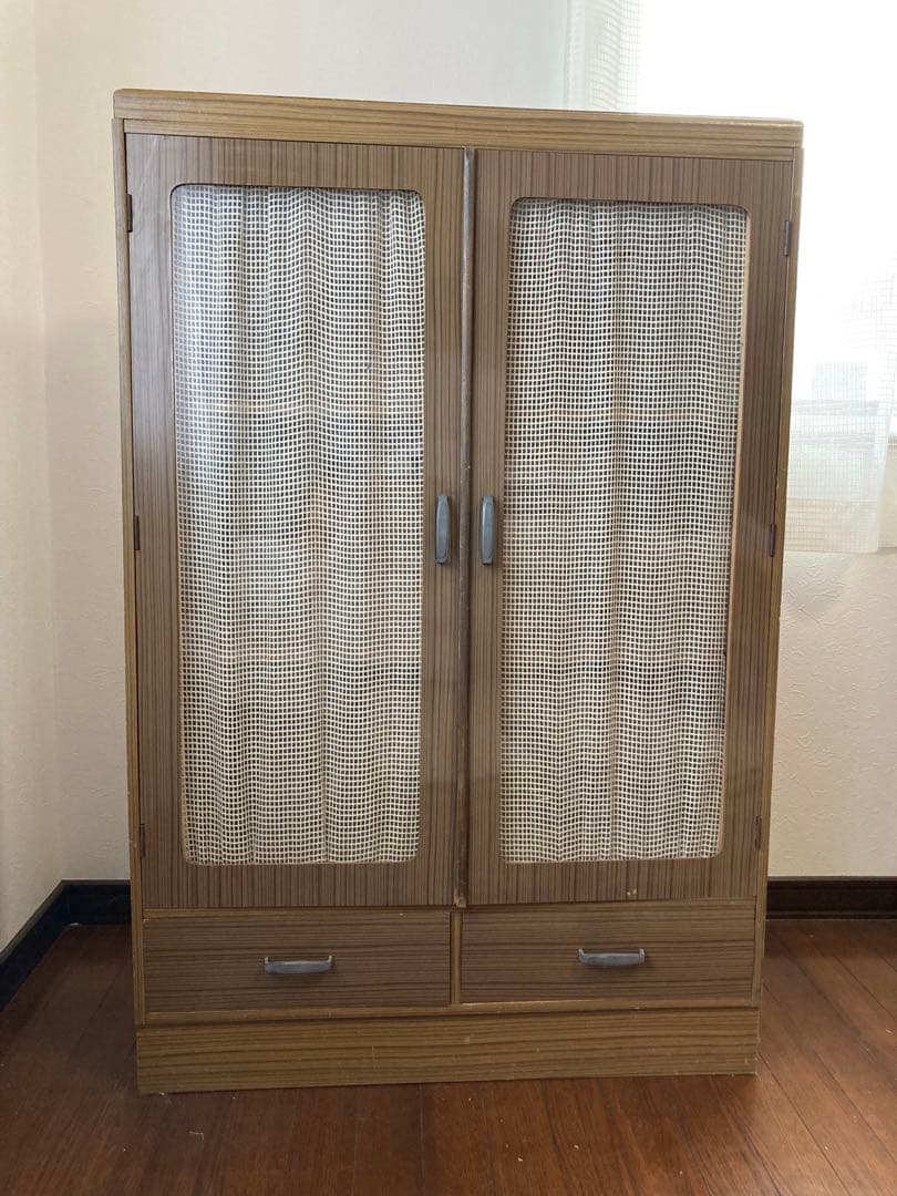 昭和レトロ書棚　本棚　アンティーク家具　古民家