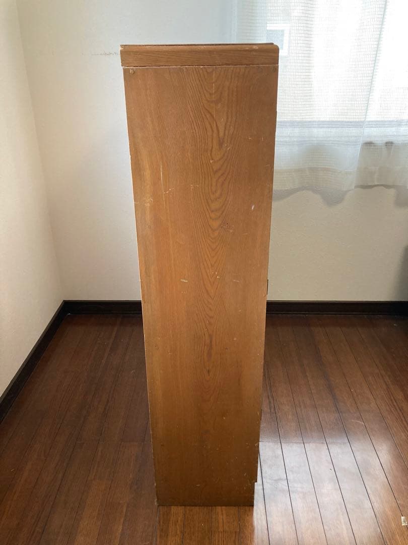 昭和レトロ書棚　本棚　アンティーク家具　古民家