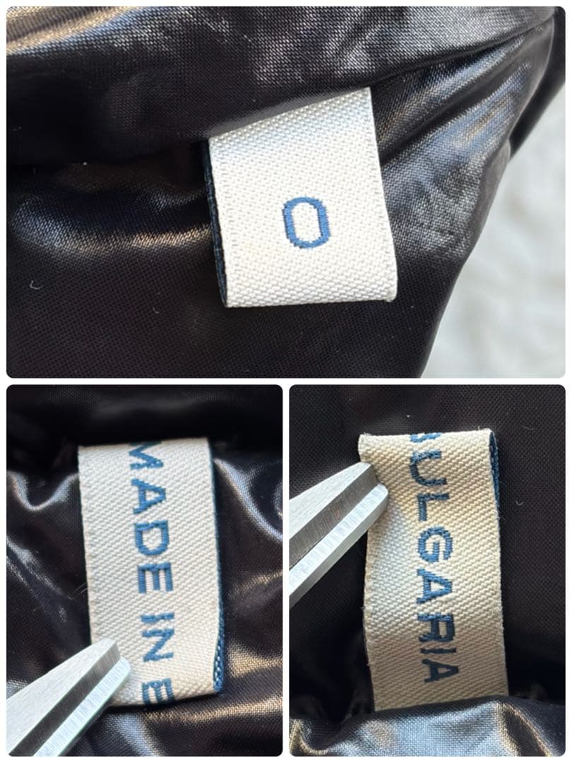 【美品】モンクレール ダウンベスト GHANA シャイニー ロゴワッペン 黒 S