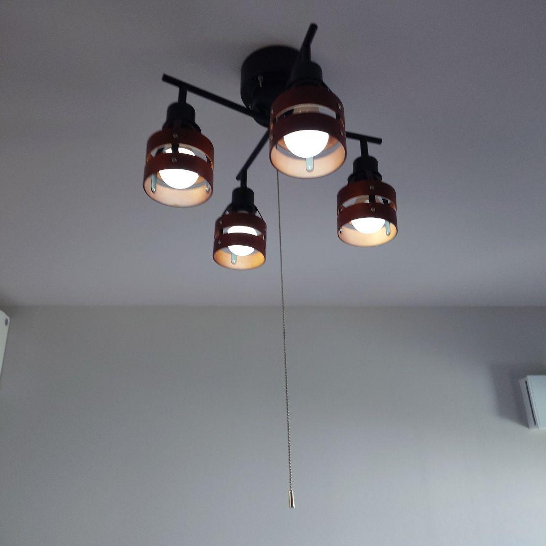 共同照明 4灯 8畳 シーリングスポットライト GT-DJX-2D-9WT-2