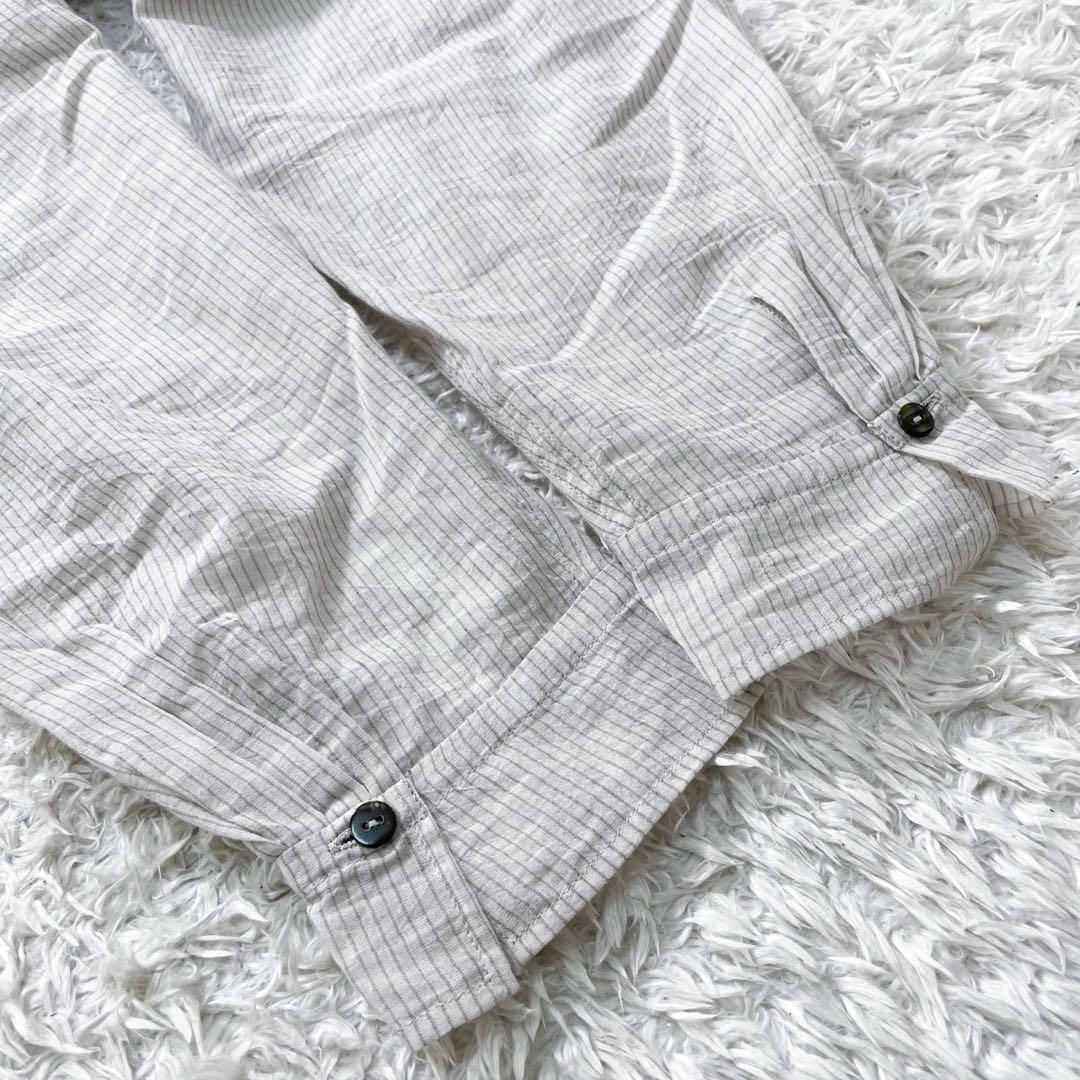 【極美品✨24ss】ババグーリ 手織りブラウス インドコットン ピンタック M