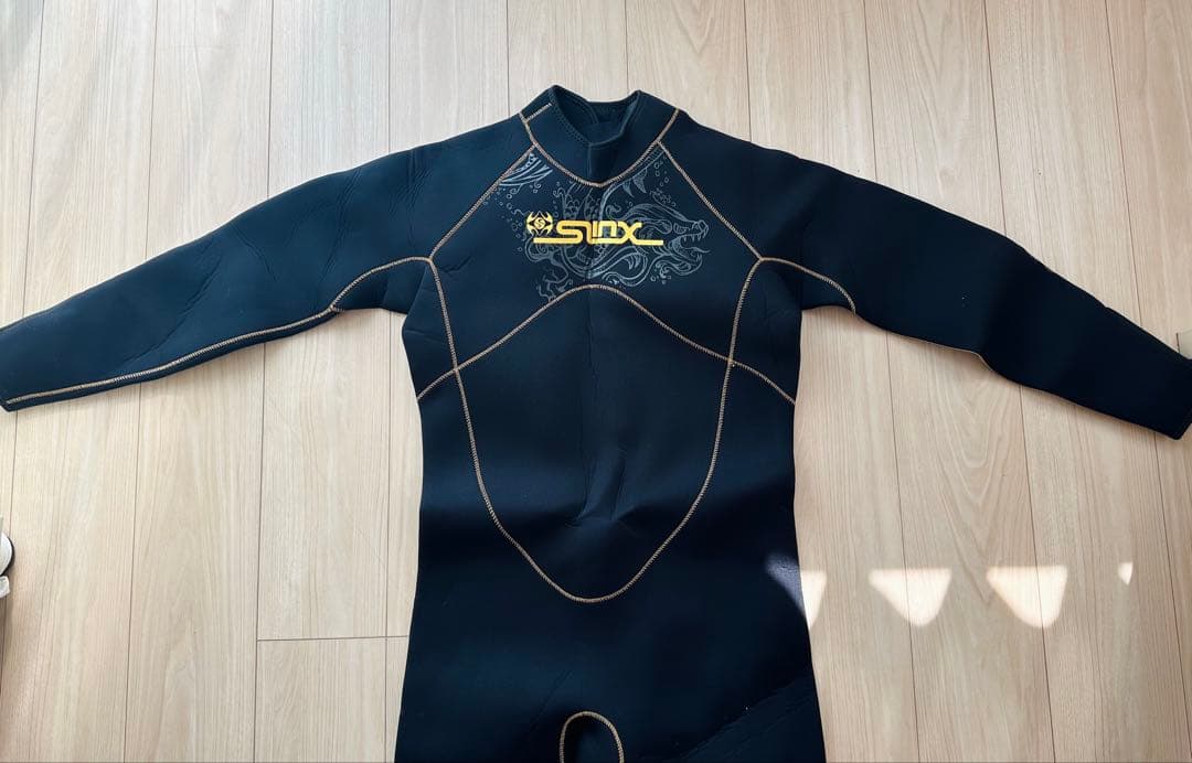 未使用タグ付き☆ フルウェットスーツ5mmサーフィン裏起毛 メンズ2ＸＬ