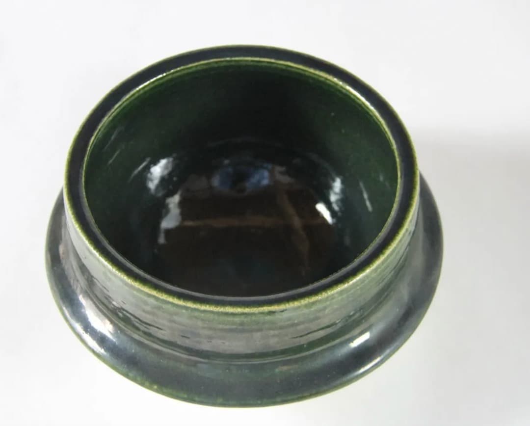 再値下げ　新品　圡楽窯　織部 ご飯釜　木蓋付　7寸　4～5合炊　伊賀焼　土楽