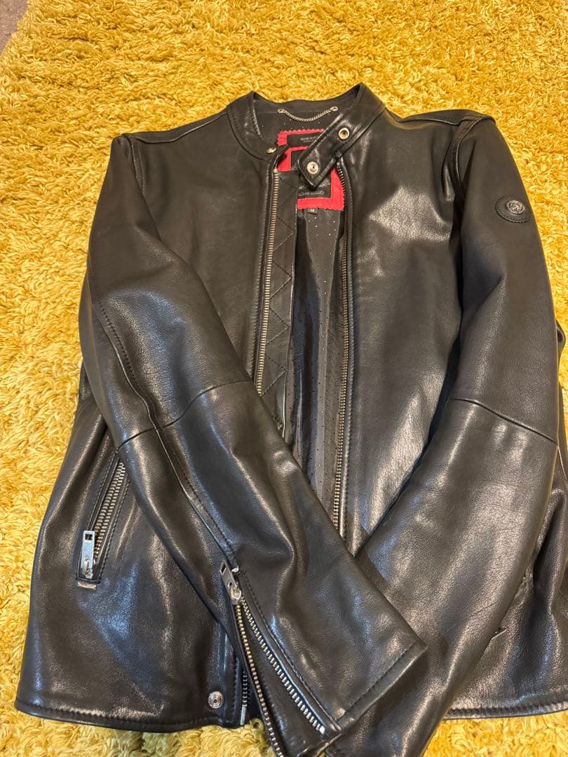 DIESEL シングルライダースジャケット M ブラック