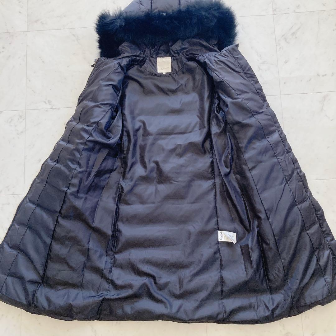 ビーミングバイビームスプラチナム　FOXファー タフタ ロングダウンコート