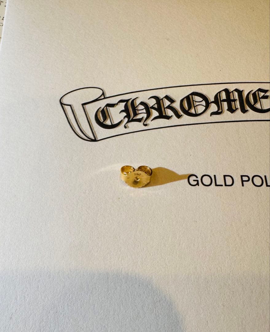 CHROME HEARTS CH CROSS - BABY FAT ピアス