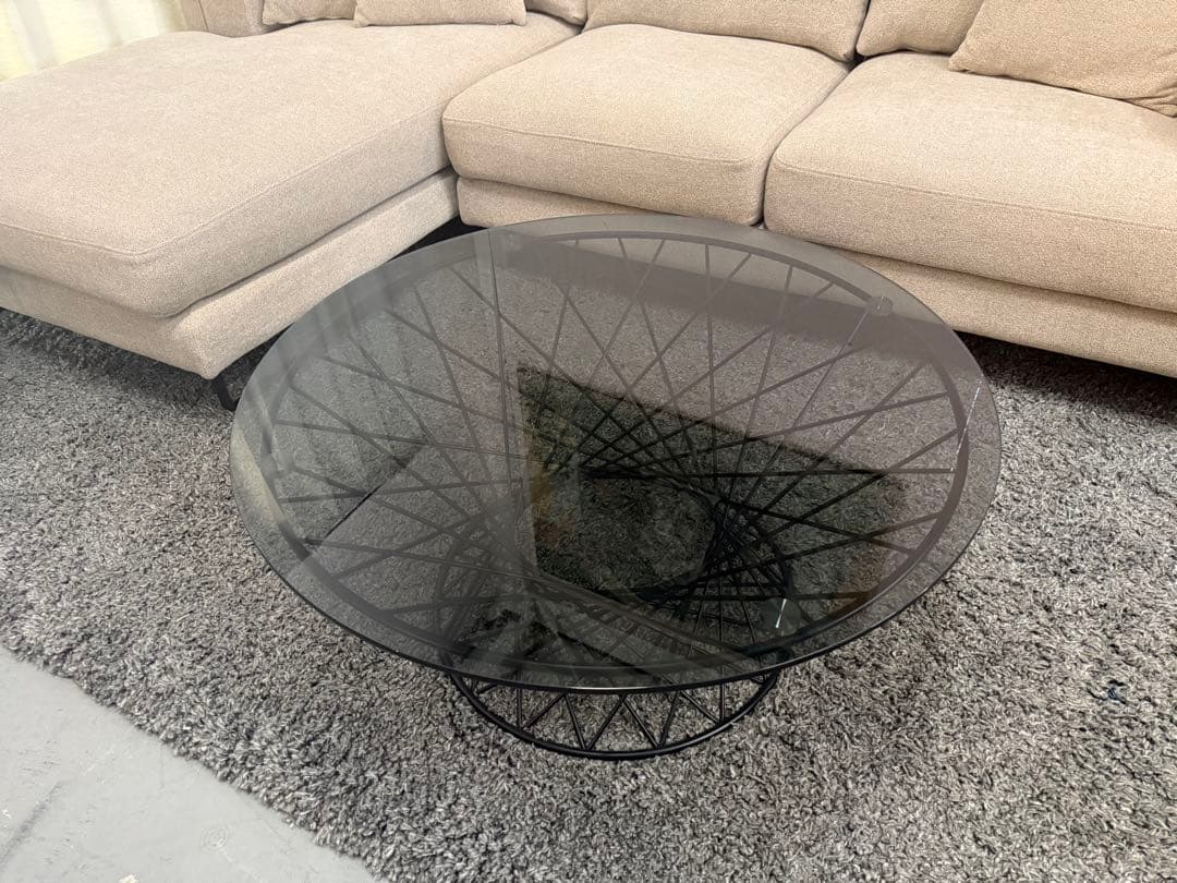 Francfranc　マーリア　コーヒーテーブル　ブラック　W80 ㎝