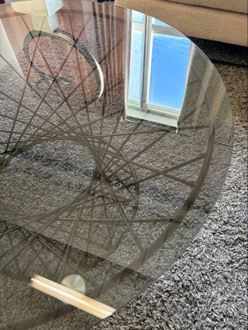 Francfranc　マーリア　コーヒーテーブル　ブラック　W80 ㎝