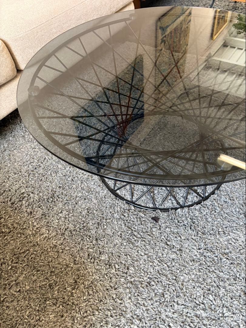 Francfranc　マーリア　コーヒーテーブル　ブラック　W80 ㎝