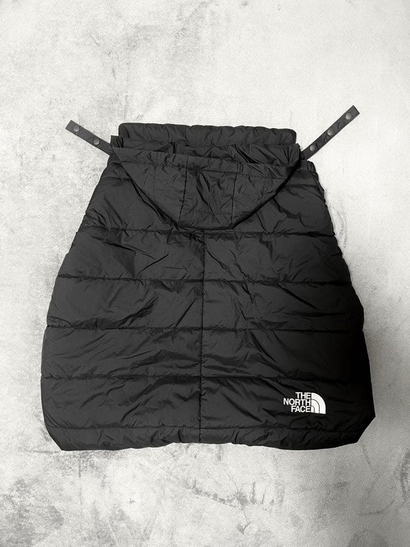 【美品】ノースフェイス シェルブランケット 黒 抱っこ紐 防寒ケープ
