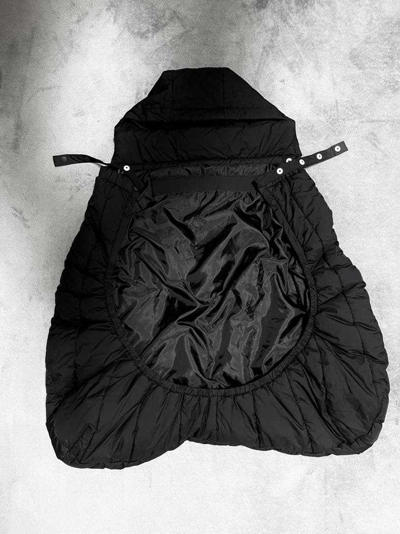 【美品】ノースフェイス シェルブランケット 黒 抱っこ紐 防寒ケープ