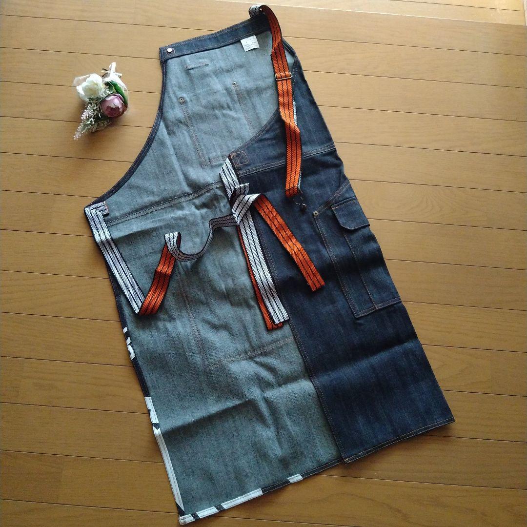 ○獄 新作 刑務所のDIYエプロン DENIM 10oz  函館刑務所