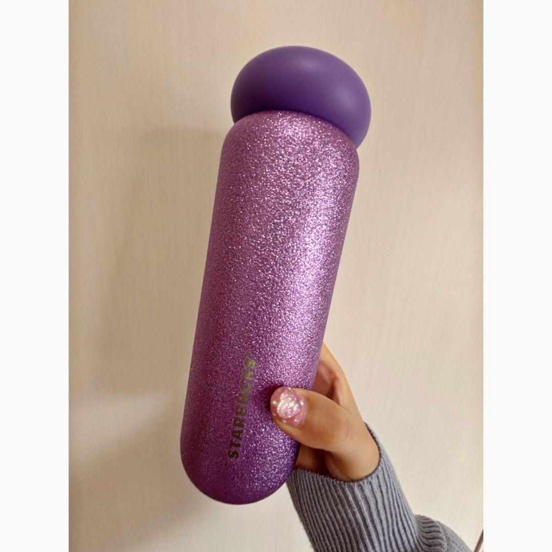 フィリピン限定！丸形キャップグリッタースタバタンブラー