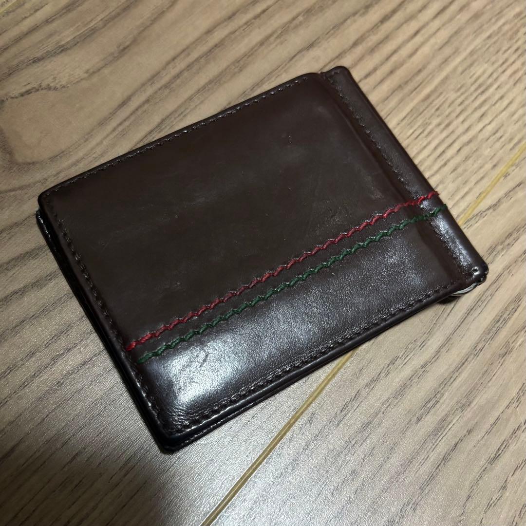 M*u様 GUCCI ダークブラウン マネークリップ