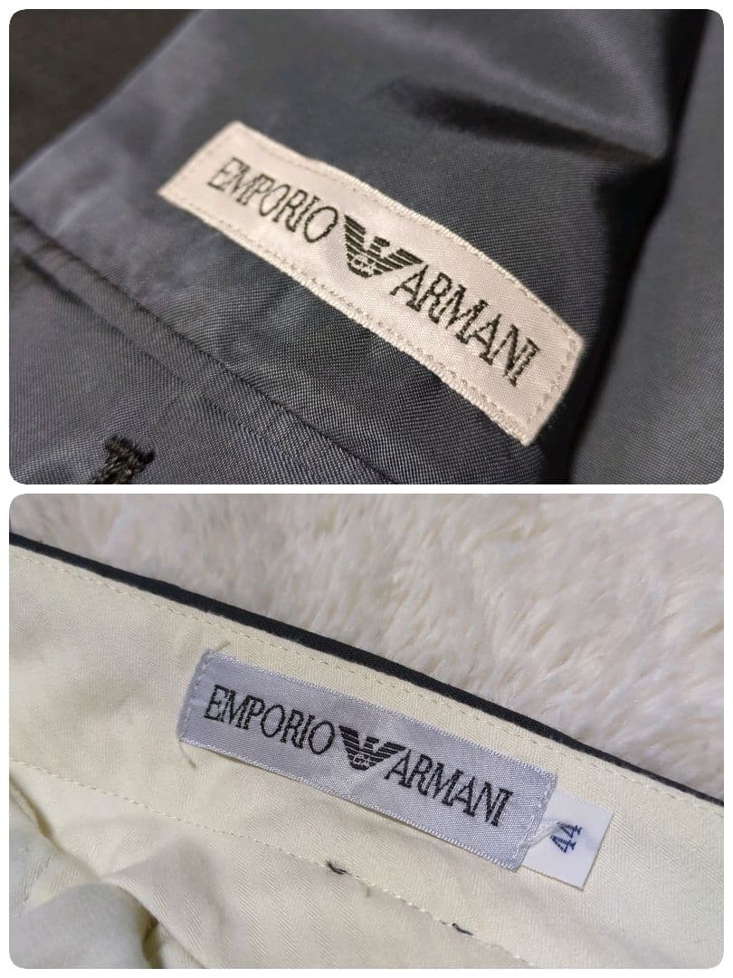 美品！エンポリオアルマーニ　ダブルスーツセットアップ　L　ワイドシルエット