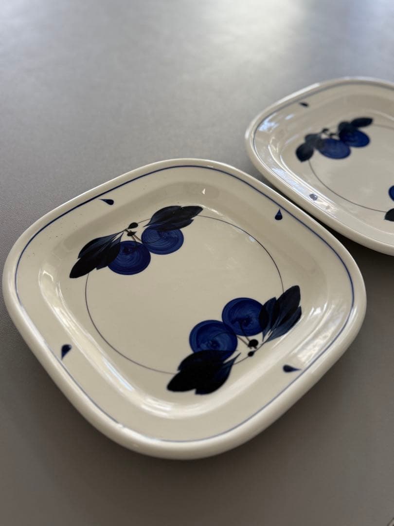 陶芸家 栄木正敏さんデザイン　2枚セット