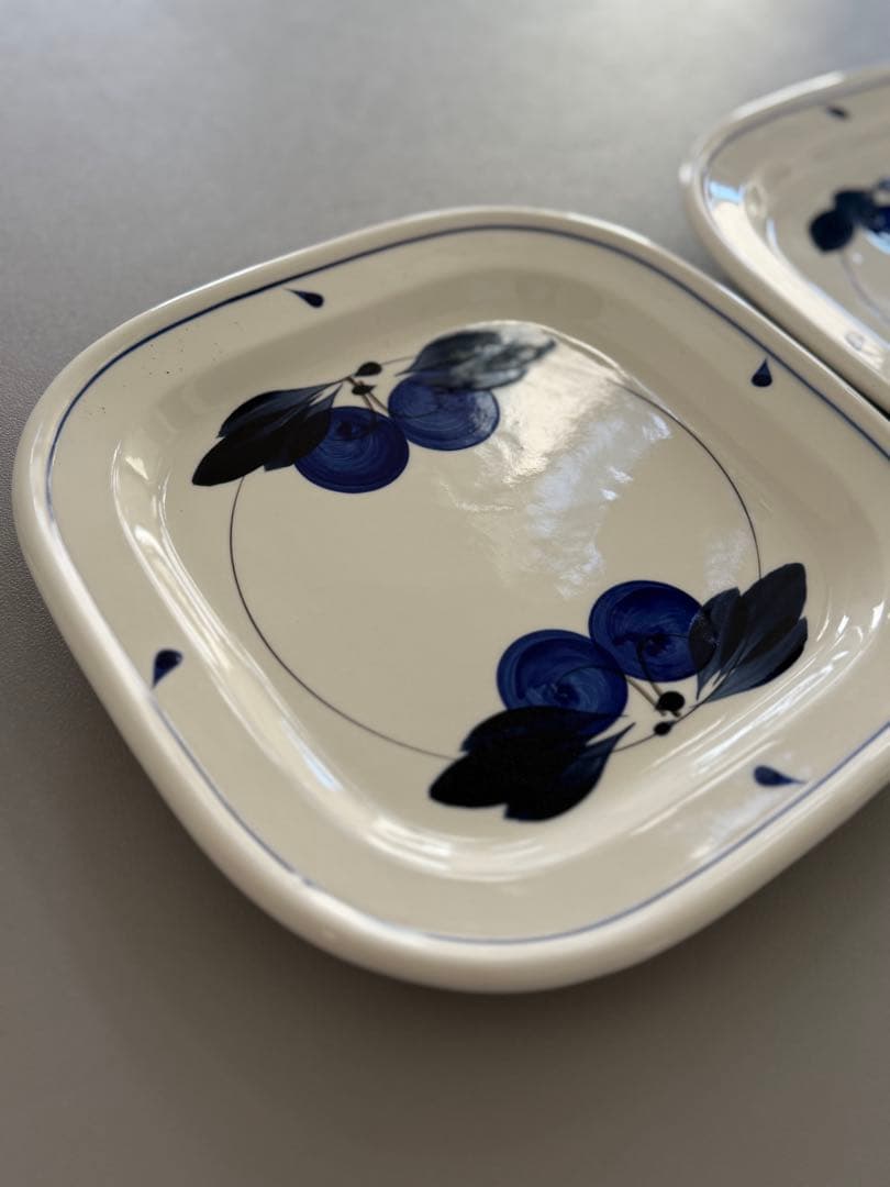 陶芸家 栄木正敏さんデザイン　2枚セット