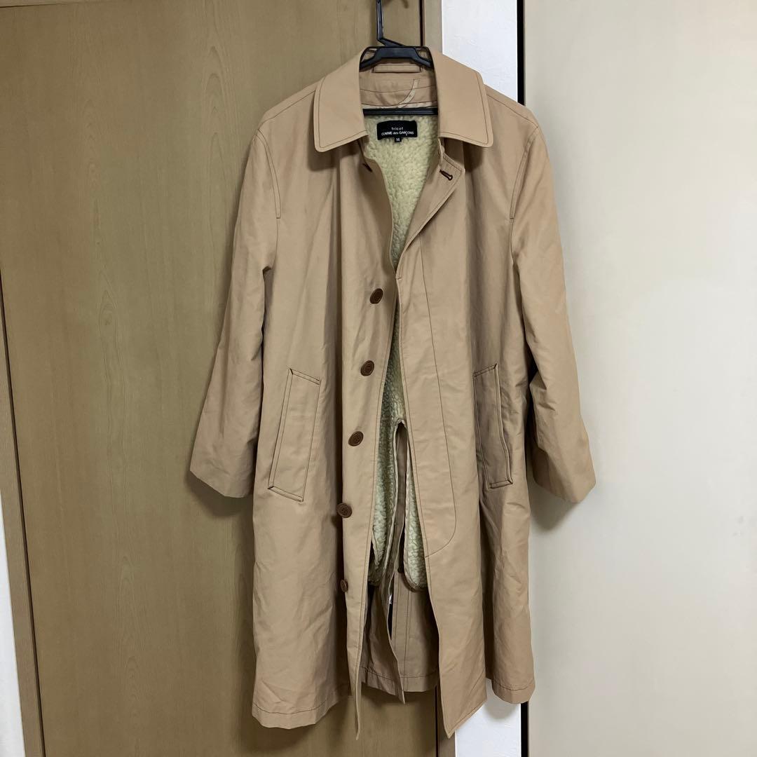 COMME des GARÇONS ベージュ トレンチコート M