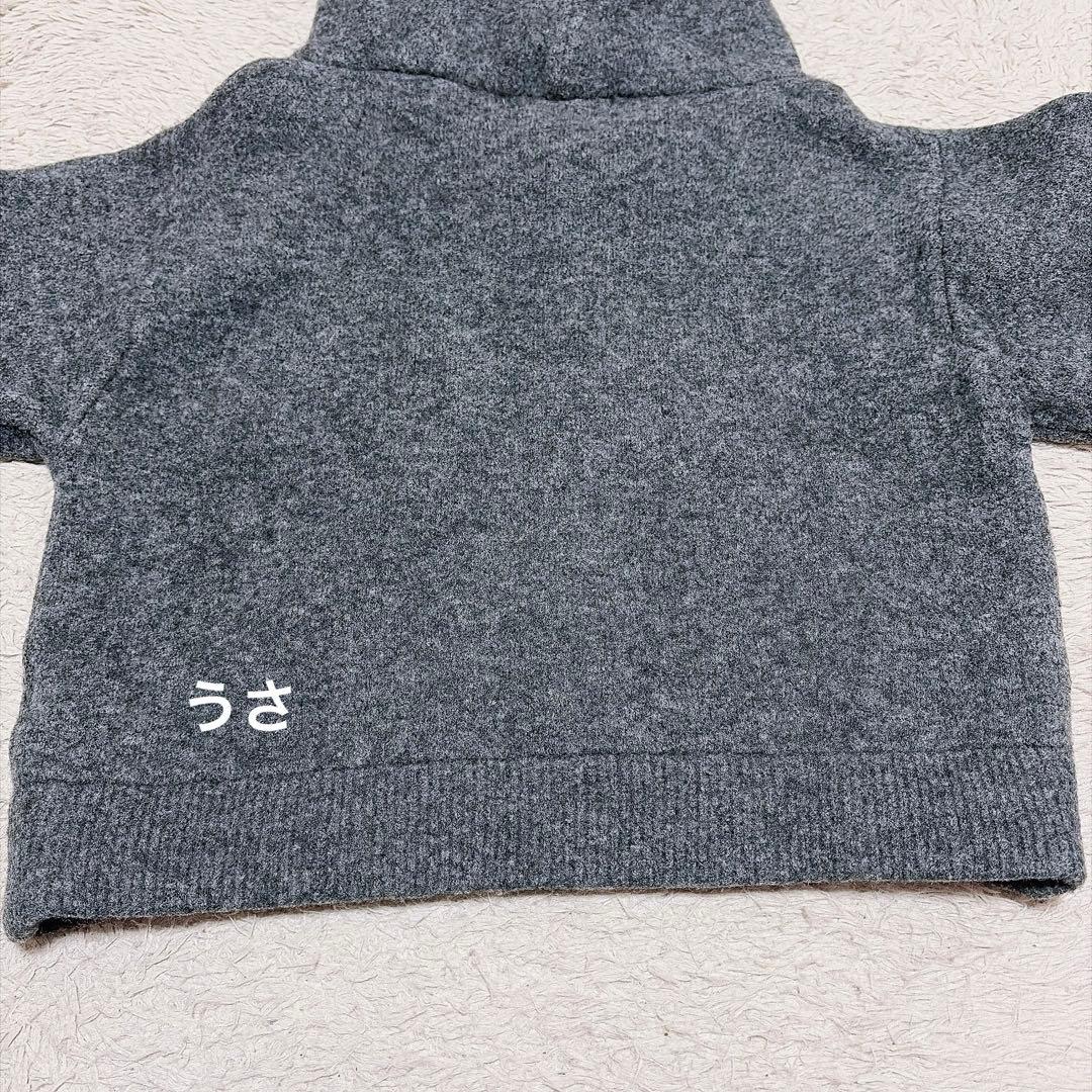 トップス herlipto Trois Logo Knit Hoodie