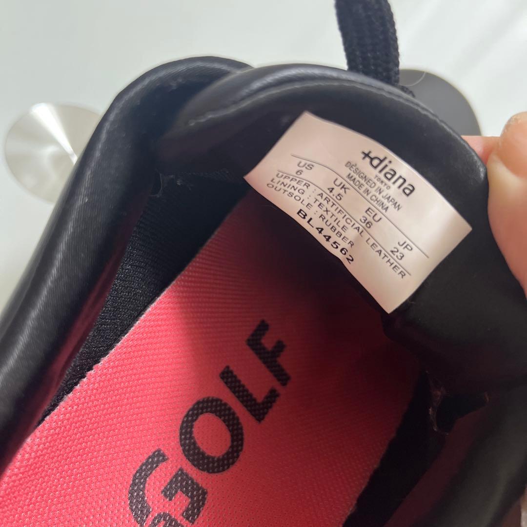 【+dianaGOLF】レースアップゴルフシューズ