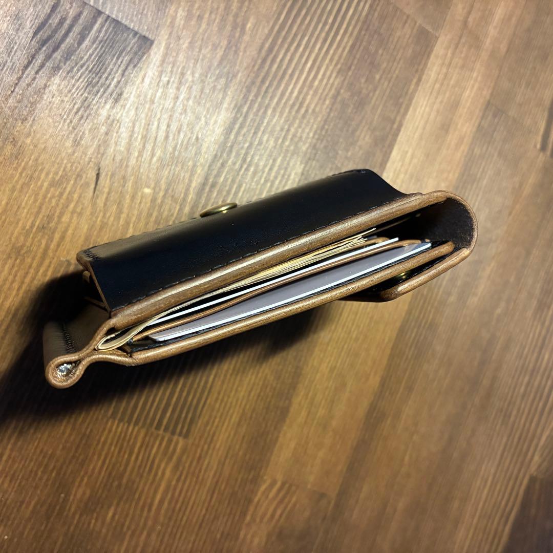 マネークリップ　MARYAM社　ホースバット　丘染め　茶芯　トラッカーウォレット