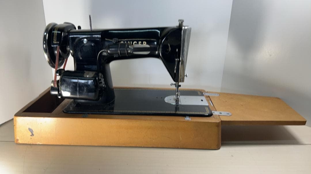 SINGER製　足踏みミシン　191U　通電○　レトロ