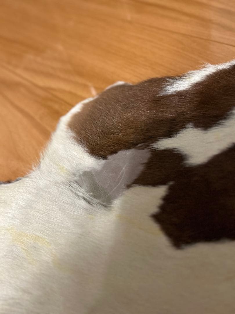 カウラグ天然牛　カウスキンラグマット