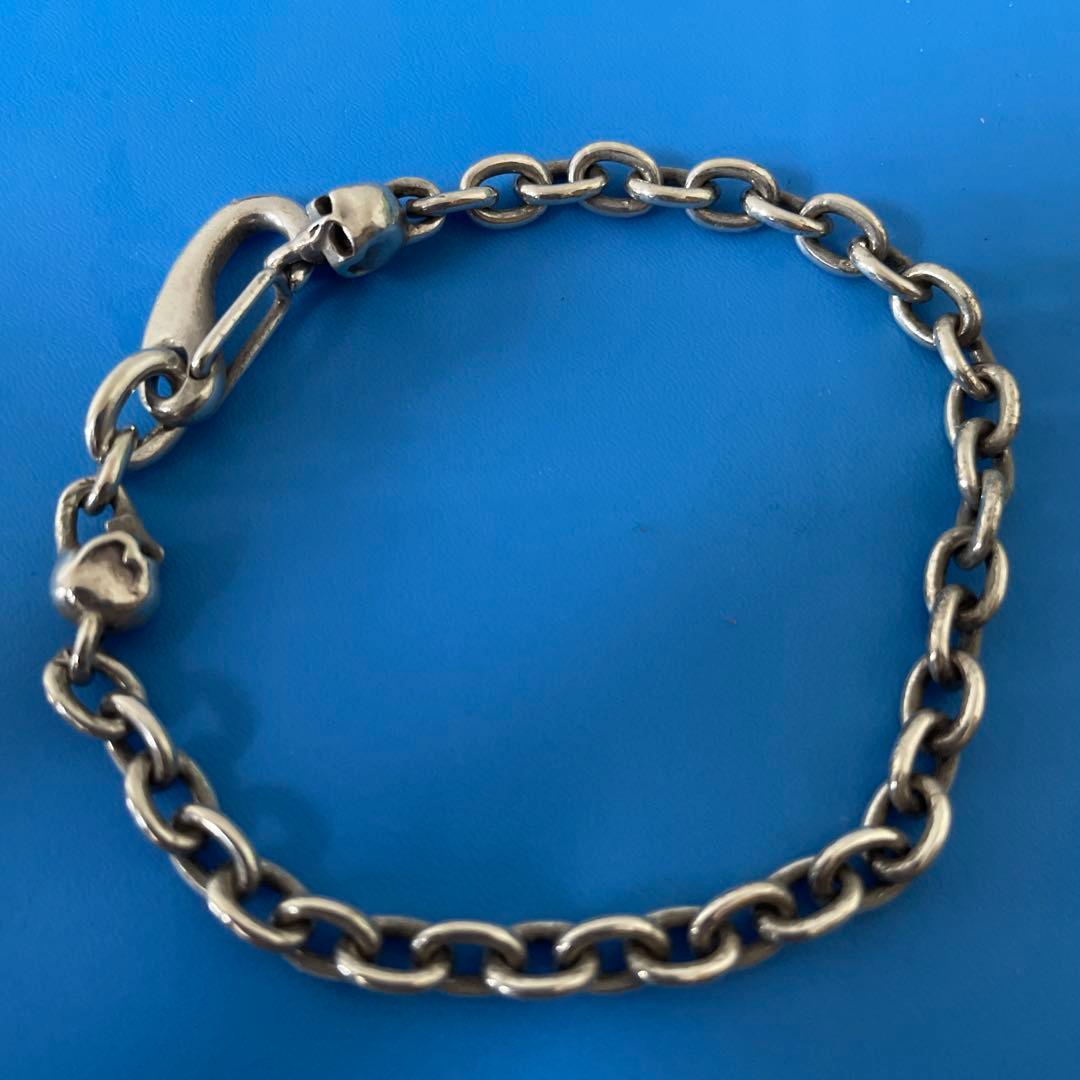 jam  made レボリューションスカル ブレスレット シルバー925