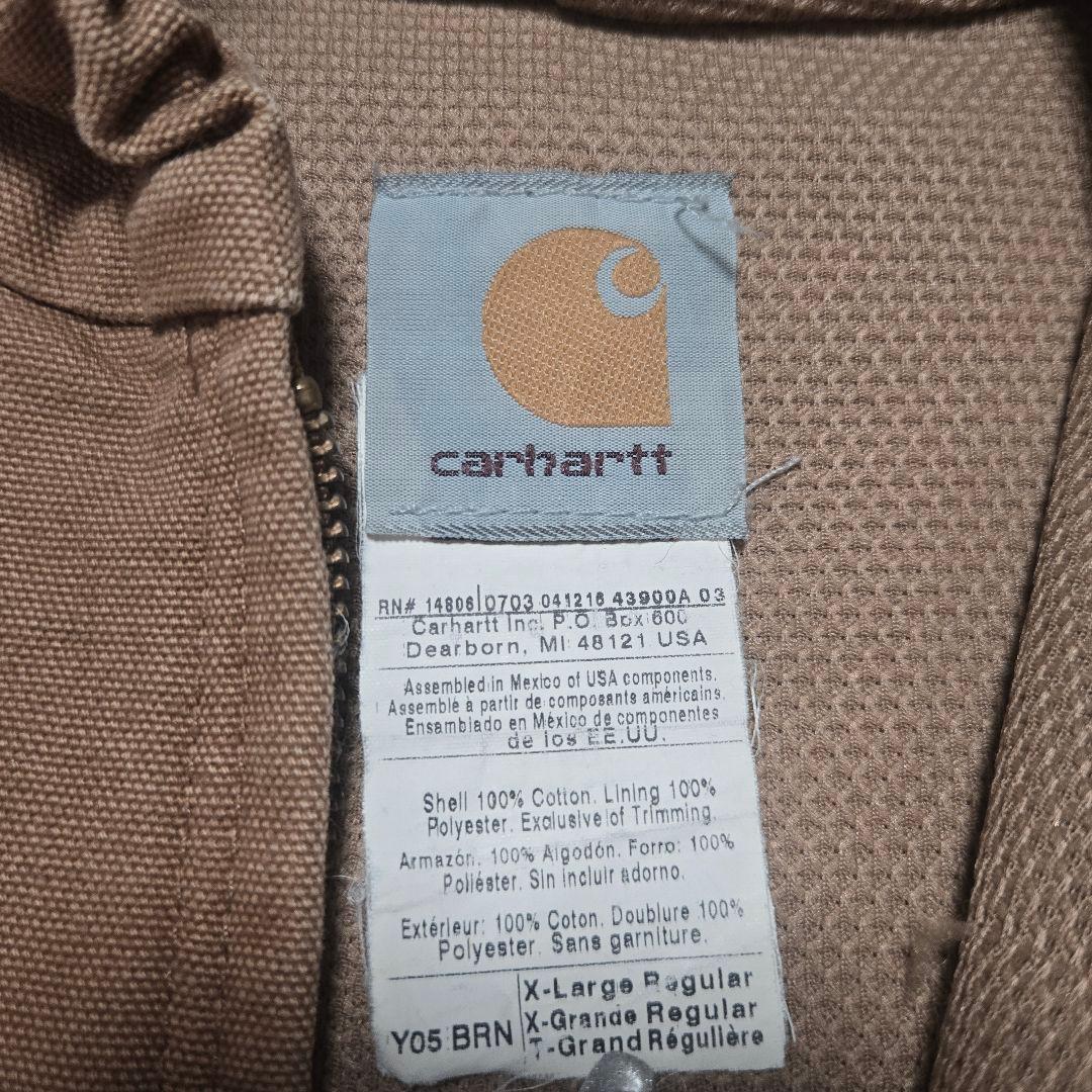 カーハート アクティブジャケット　メキシコ　デトロイト