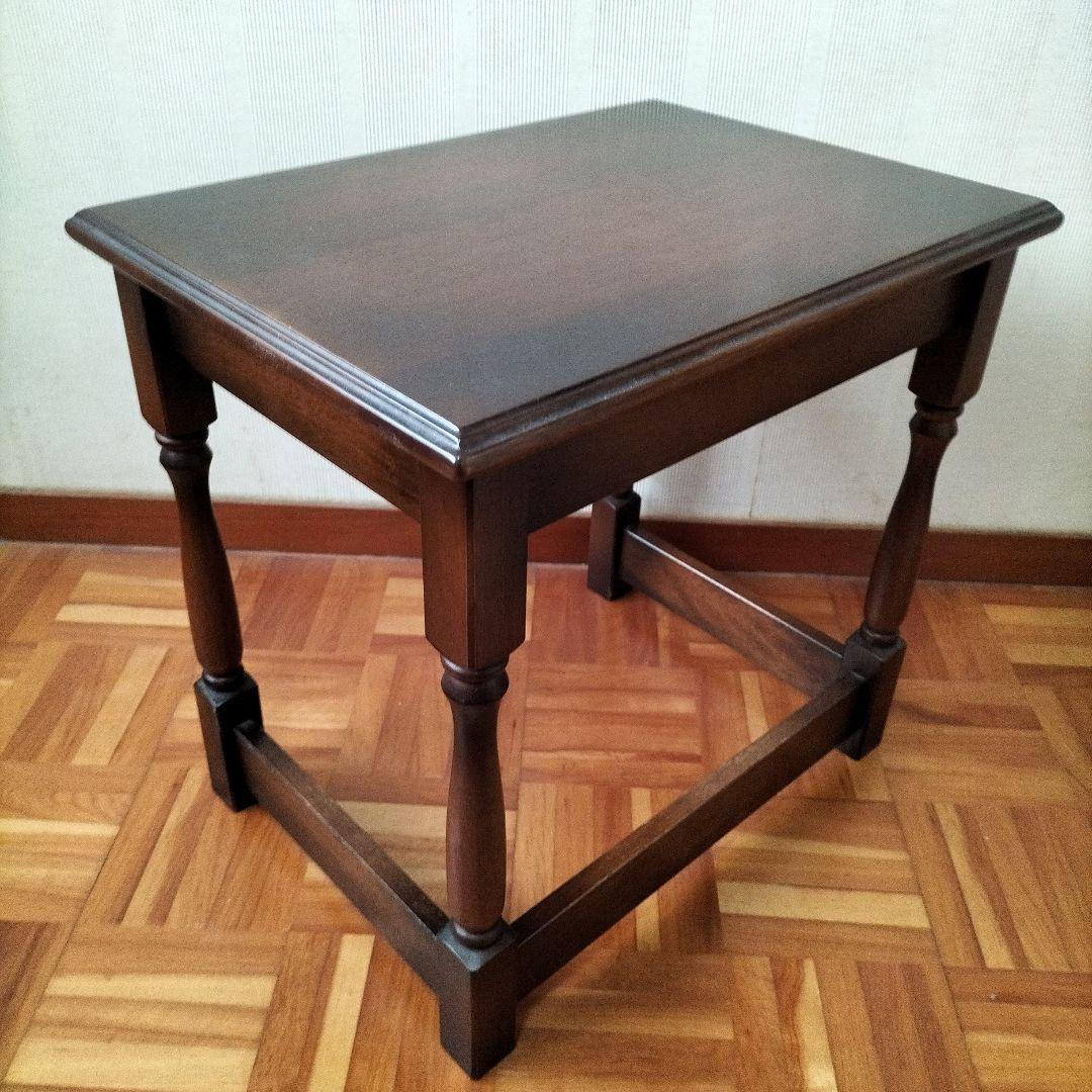 ナガノインテリア　天然木　サイドテーブル　インテリアディスプレイ