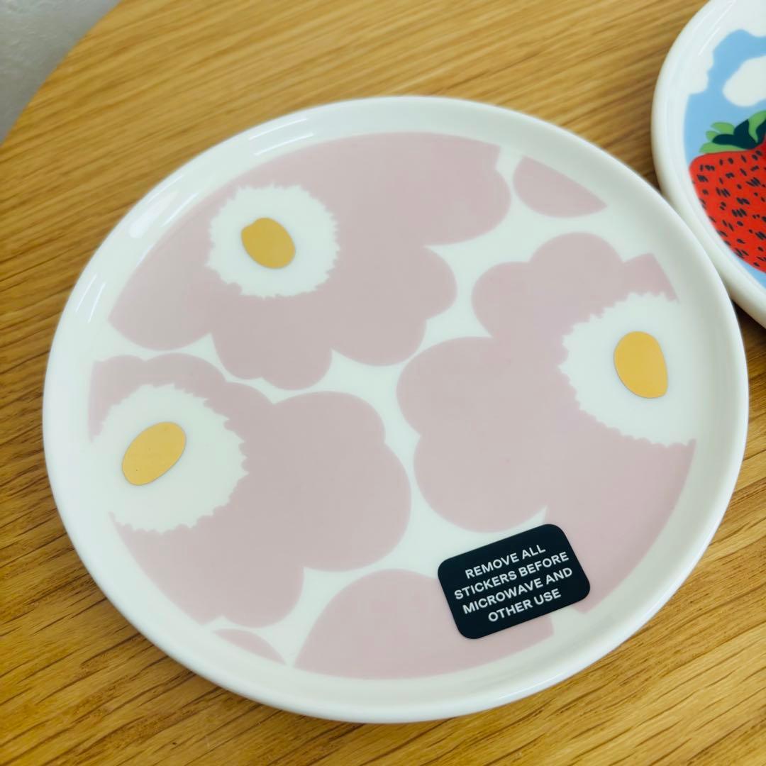 マリメッコ プレート ピンクゴールド ウニッコ byR お皿 マンシッカ 完売品