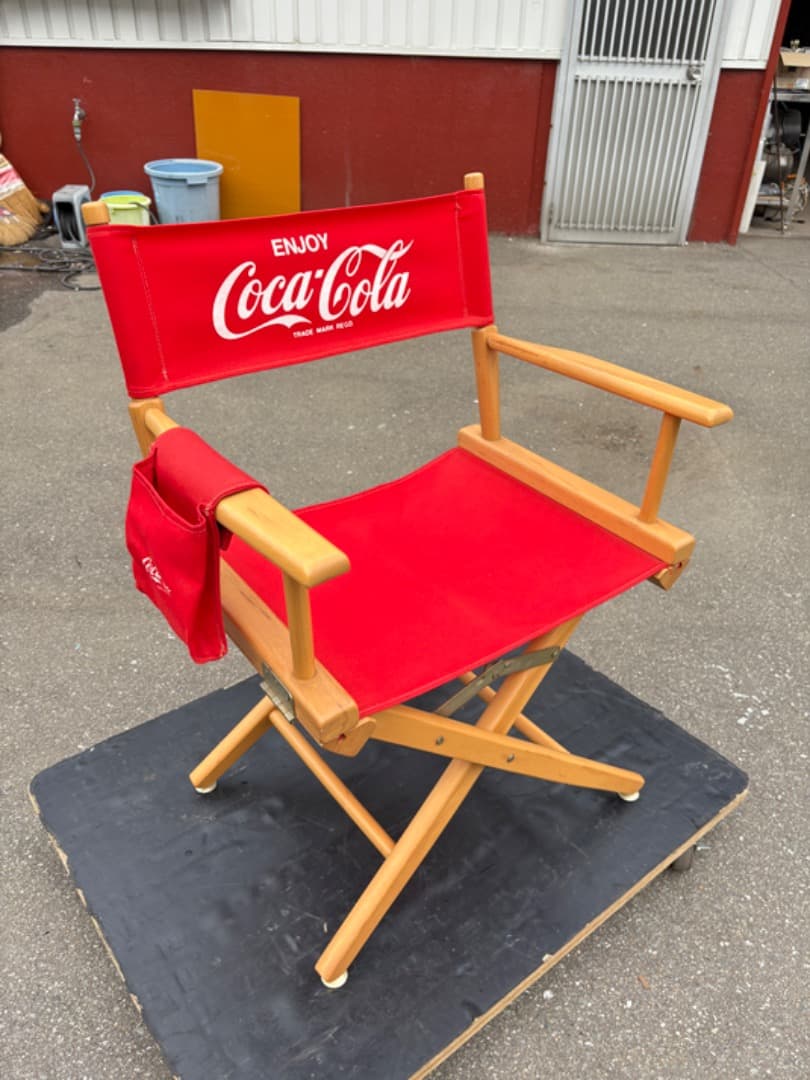 コカ・コーラ　折りたたみ椅子　ディレクターチェアー　ヴィンテージ　レトロ　896