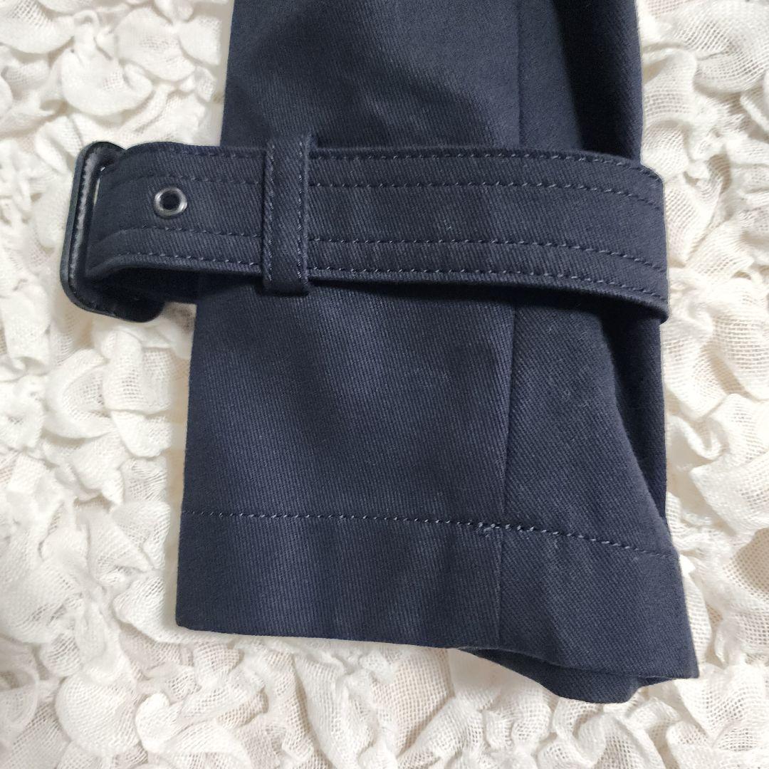 バーバリーブラックレーベル ノバチェック ダブルブレスト ハーフコート