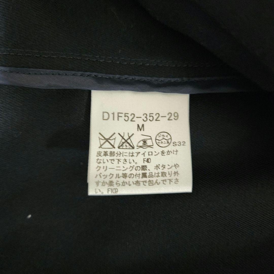 バーバリーブラックレーベル ノバチェック ダブルブレスト ハーフコート