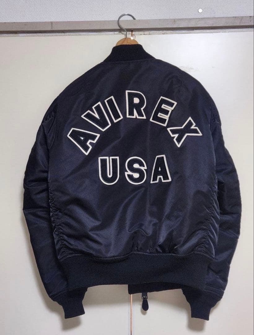 美品✨　AVIREX MA-1 フライトジャケット ブラック