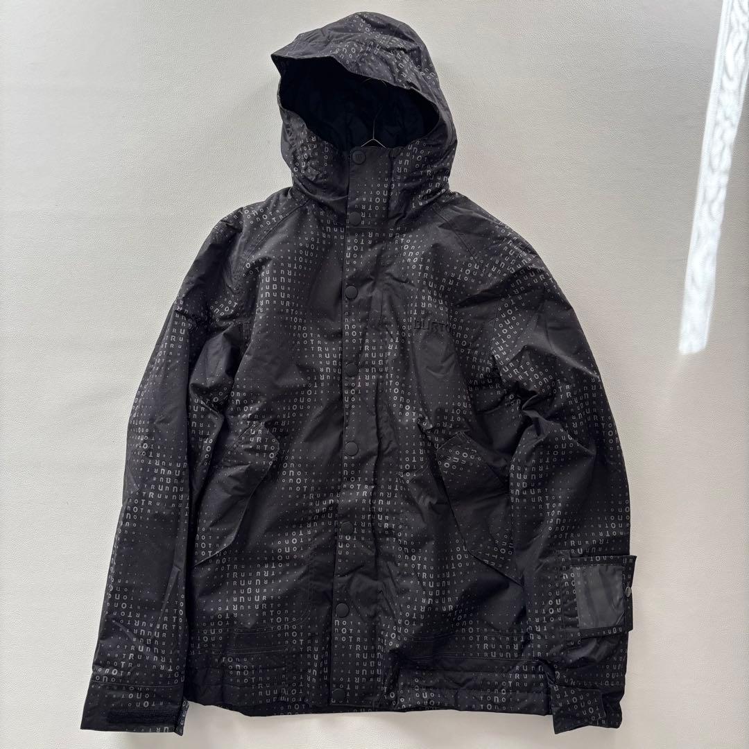 02420 バートン　メンズ　ブラック　上下セット　M