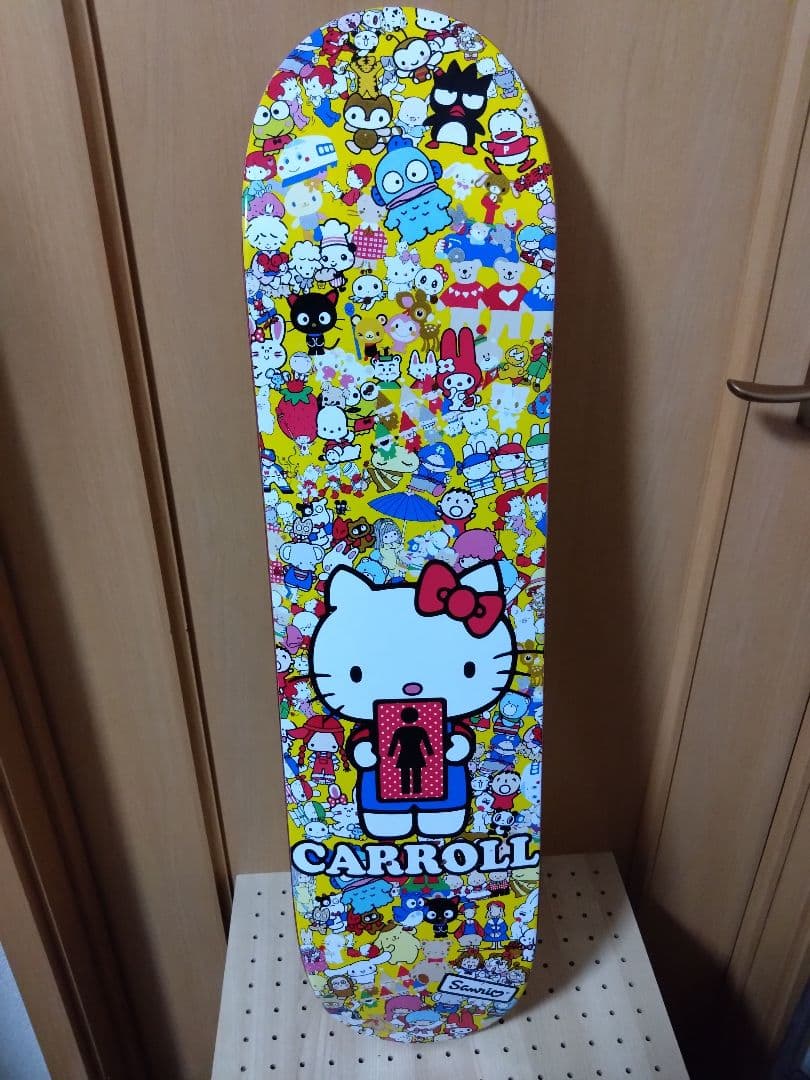 ガールスケートボード✕サンリオ コラボ スケートボードデッキ