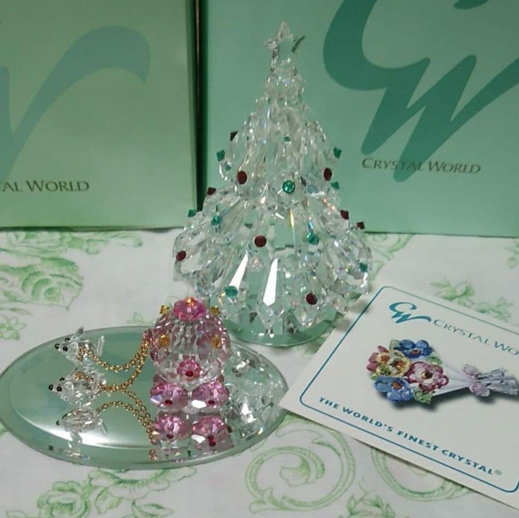 クリスタルツリー 置物