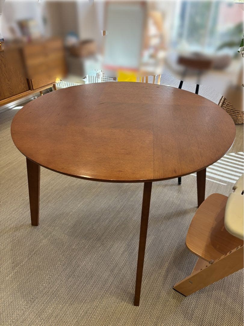【直接取引】北欧風 ダイニングテーブル 丸テーブル