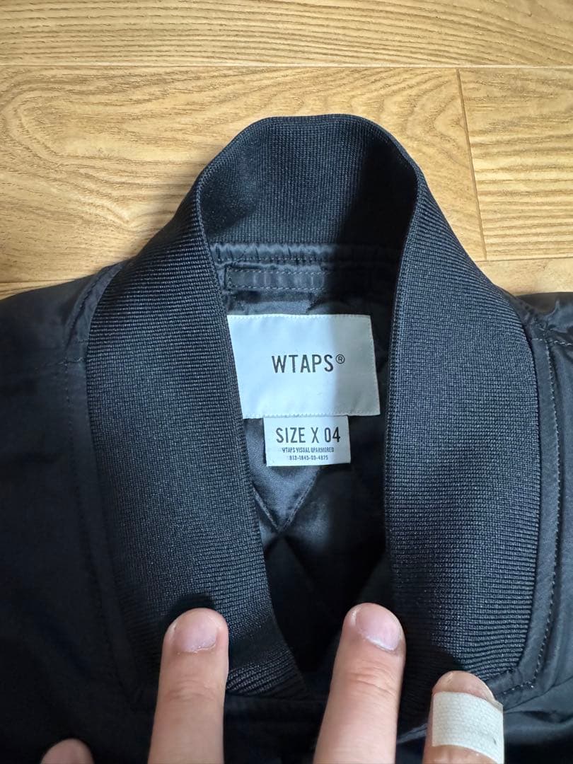 早い者勝ち WTAPS TEAM JACKET BK 04 XLクロスボーン