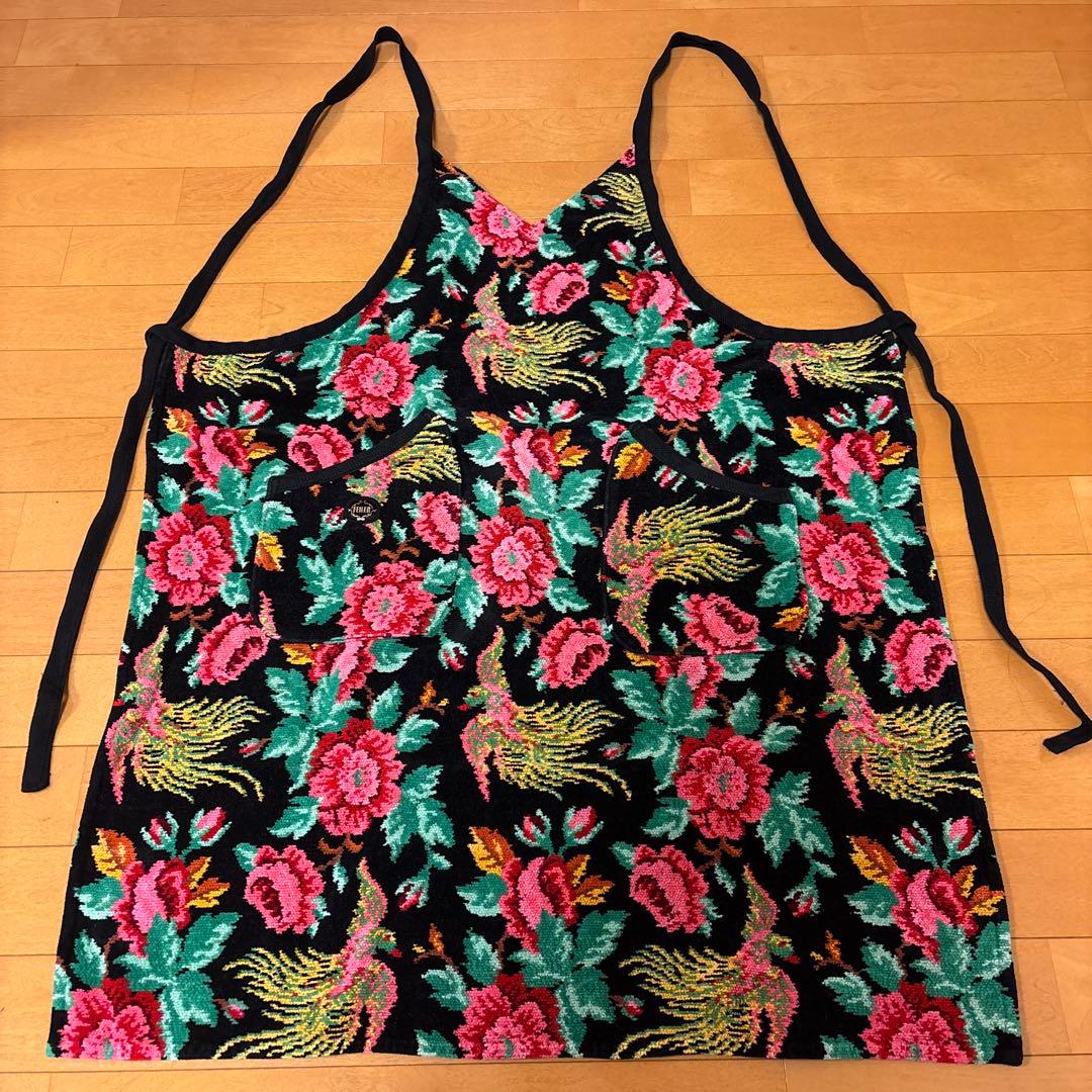 極美品　フェイラー　パラディス　鳳凰　シェニール織エプロン