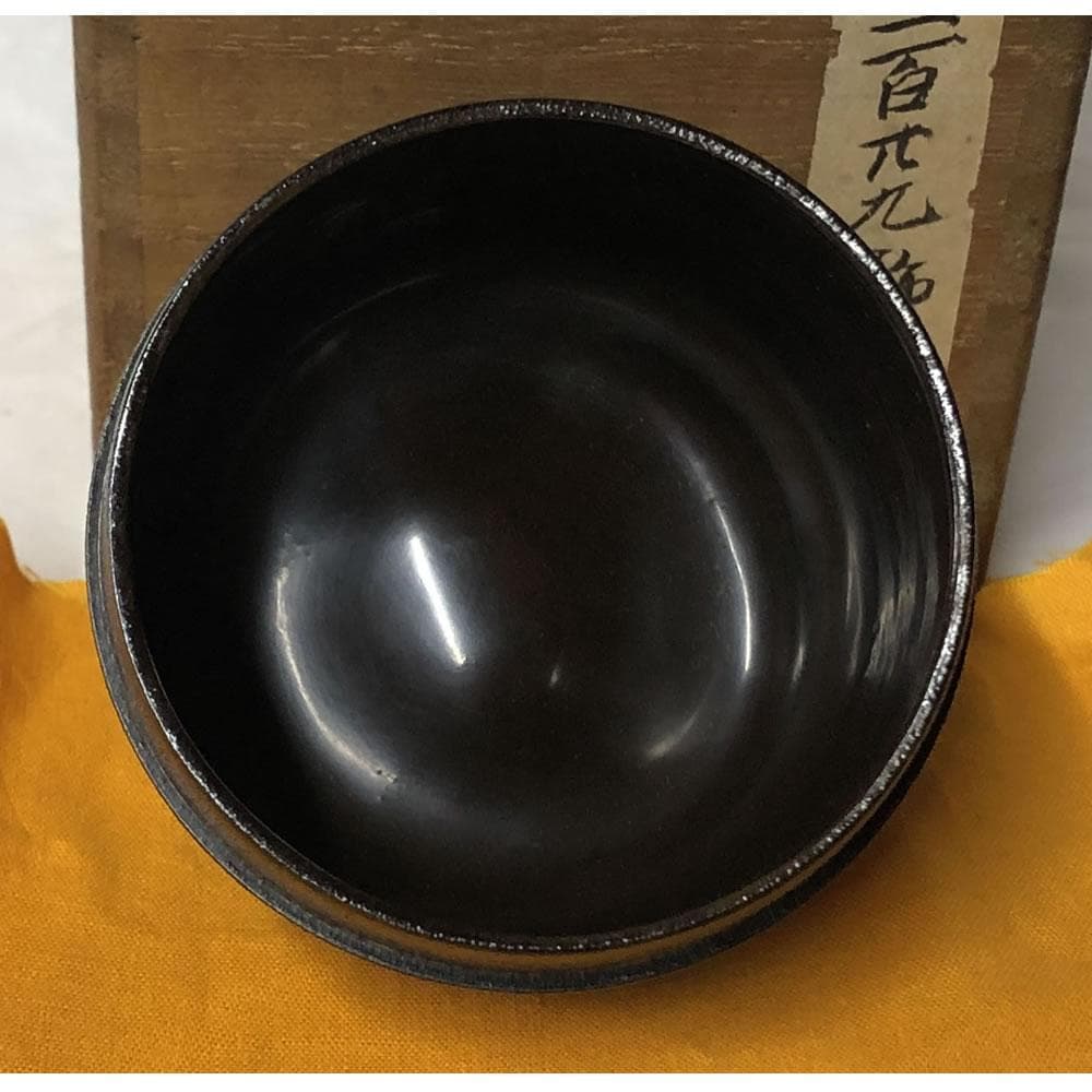 e3043 中村宗哲 松花蒔絵 竹茶器 共箱 七代 堀内家 亀叟 書付 棗