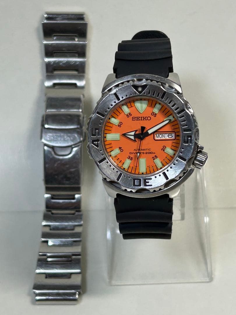 完動 SEIKO ダイバー オレンジモンスター 7S26-0350 SKX779