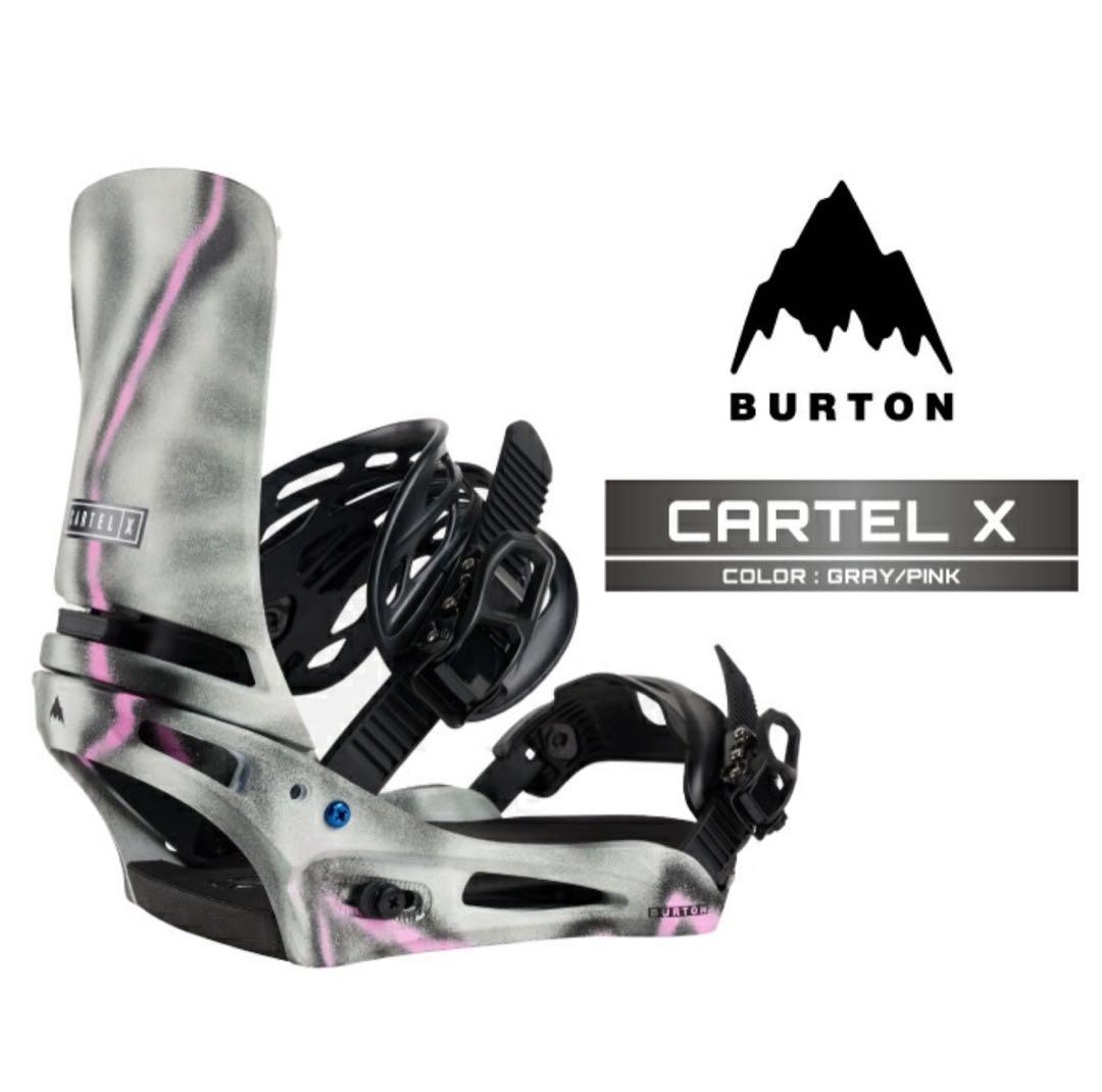 極美品 バートン BURTON CARTEL X Grey Pink