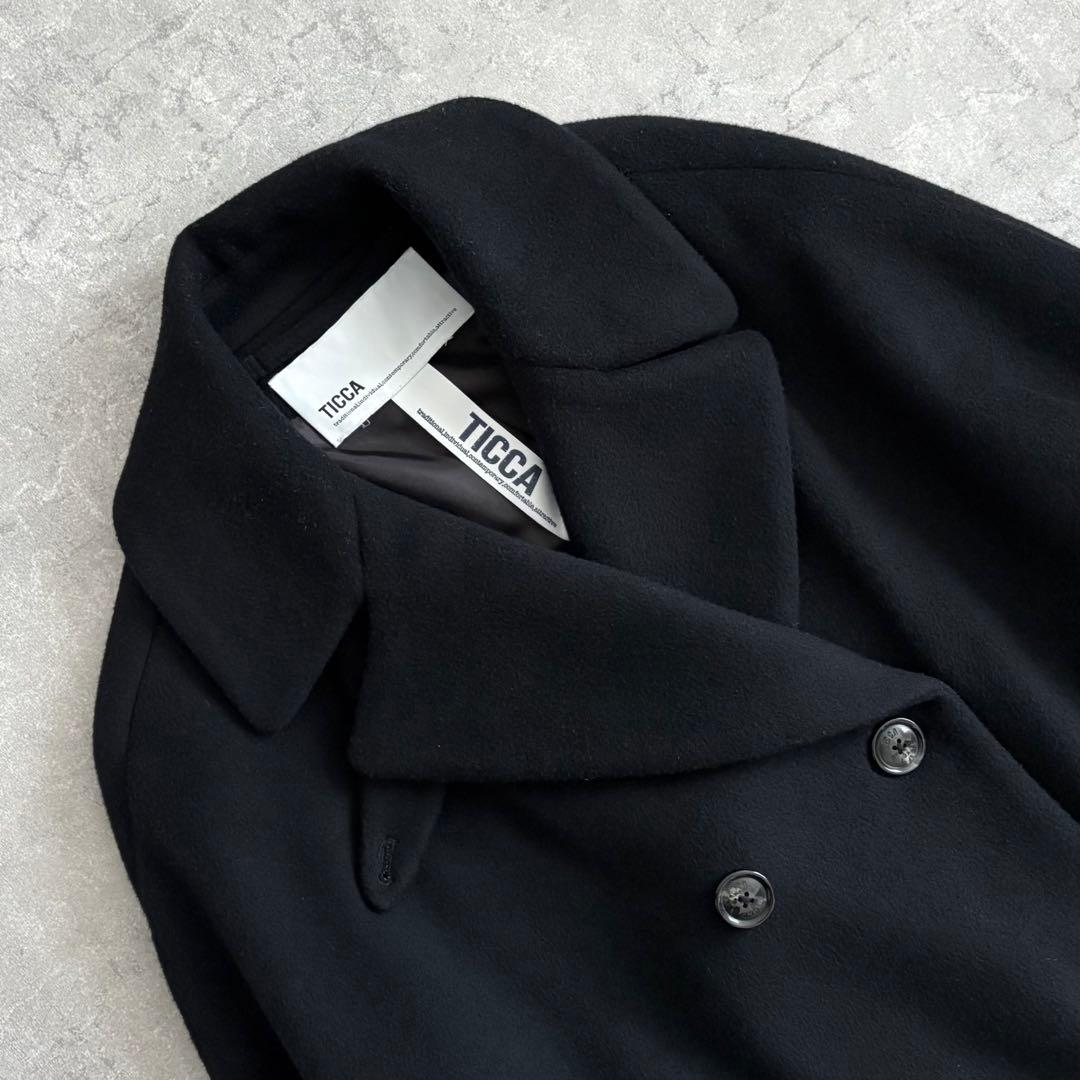 【TICCA】元値68,200円✨ロングコート チェスターコート アウター 黒