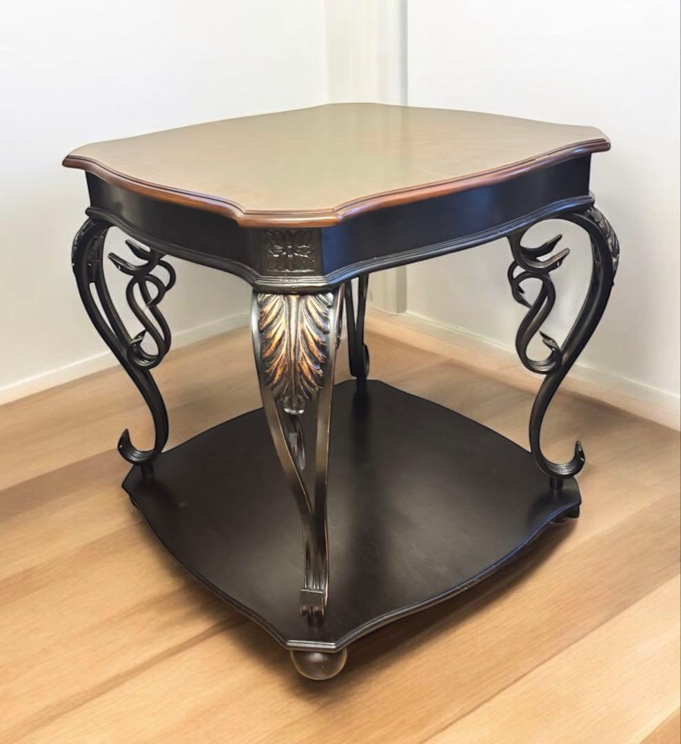 お*こ様 Ashley リビングダークブラウンのテーブル