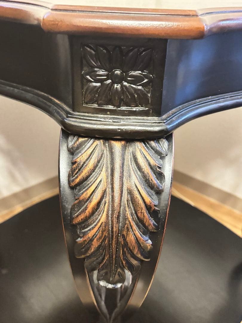 お*こ様 Ashley リビングダークブラウンのテーブル